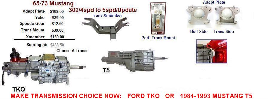 65-73 Mustang - 302/4spd to 5spd to/Update