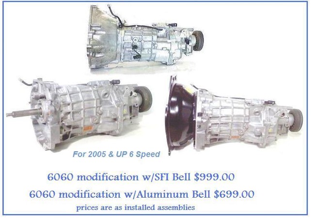 6060 Modification w/SFI Bell $999.00